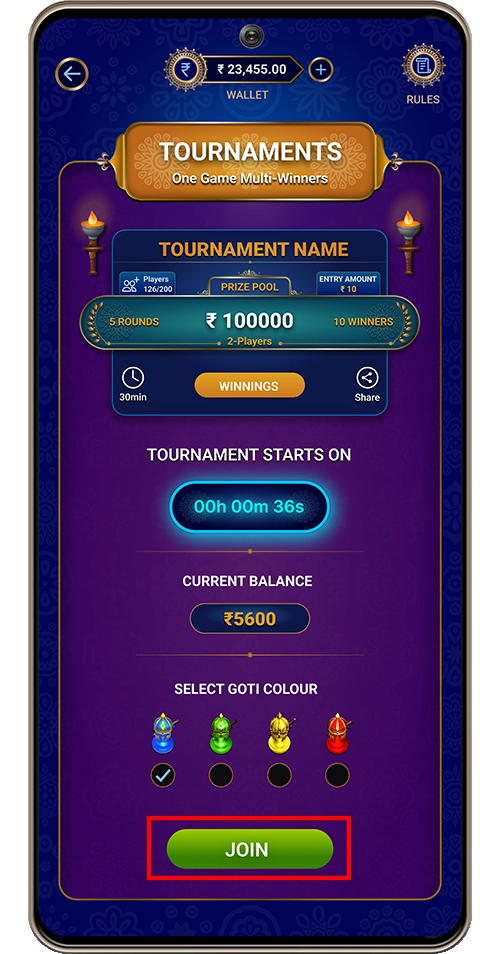 tournament rules